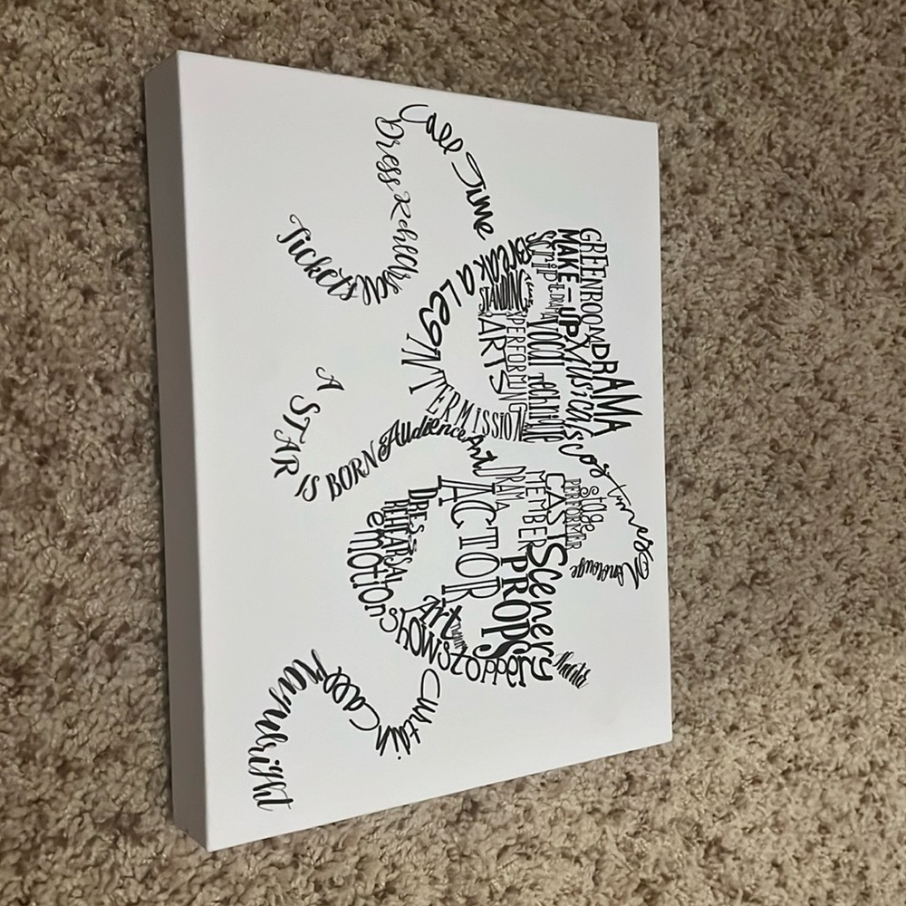 Theater Drama wall hanging